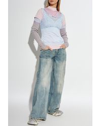 Balenciaga - Top With Stand-up Collar, - Lyst