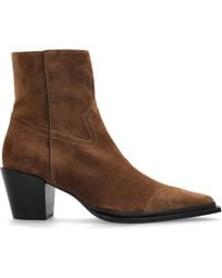 Jimmy Choo - Suede Heeled Ankle Boots Cece Ab - Lyst