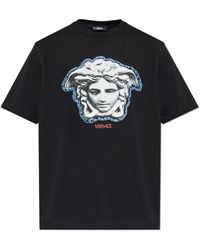Versace - T-Shirt With Print - Lyst
