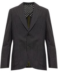 Paul Smith - Wool Blazer With Pinstripe Pattern - Lyst