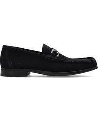 Ferragamo - "Grandioso" Suede Loafers - Lyst