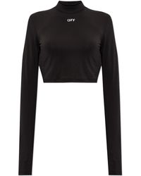 Off-White c/o Virgil Abloh - Short Top With Long Sleeves - Lyst