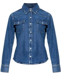 FRAME - Denim Shirt With Pockets - Lyst