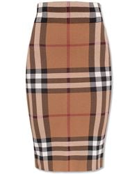 burberry maxi skirt