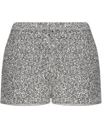 Tory Burch - Shorts With An Elastic Waistband - Lyst