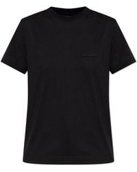 Jacquemus - T-Shirt With Logo Patch - Lyst