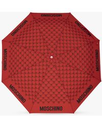 Moschino - Folding Umbrella With Logo, - Lyst