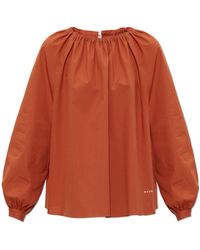 Marni - Loose-Fit Cotton Top - Lyst