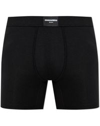 DSquared² - Boxers With Logo Patch - Lyst