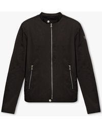 DIESEL - Cotton-touch Nylon Biker Jacket - Lyst