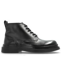 Ami Paris - Leather Ankle Boots - Lyst