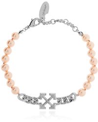 Off-White c/o Virgil Abloh - Bracelet With Glass Pearls - Lyst
