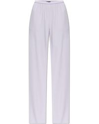 Emporio Armani - Loose-Fit Trousers - Lyst