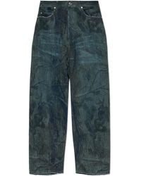 Balenciaga - Wide-Leg Jeans - Lyst