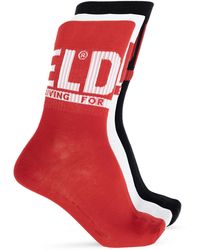 DIESEL - Three-Pack Of Socks 'Skm-Ray-Threepack' - Lyst