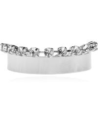 MM6 by Maison Margiela - Bracelet With Shimmering Crystals - Lyst