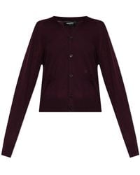 DSquared² - Wool Cardigan With Pockets - Lyst