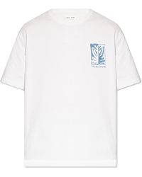 Samsøe & Samsøe - 'sawind' Printed T-shirt, - Lyst