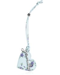 Ganni - Bag Pendant With Floral Motif - Lyst