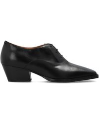Jil Sander - 'Becky' Leather Heeled Shoes - Lyst