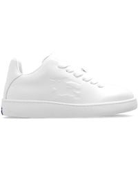Burberry - 'box' Leather Sneakers, - Lyst