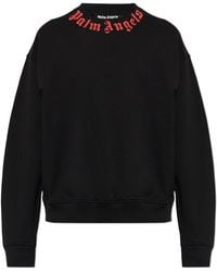 Palm Angels - Sweatshirt With Printed Logo - Lyst