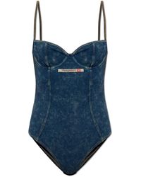 DIESEL - 'Tilda-Dnm' Bodysuit - Lyst
