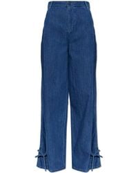 Emporio Armani - Jeans With Wide Legs - Lyst