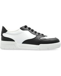 Moschino - Leather Sneakers - Lyst