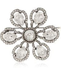 Dolce & Gabbana - Brooch With Shimmering Crystals - Lyst