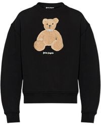 Palm Angels - Sweatshirt With A Distinctive Teddy Bear Motif - Lyst