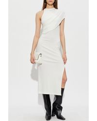 Courreges - Dress With Embroidered Logo - Lyst