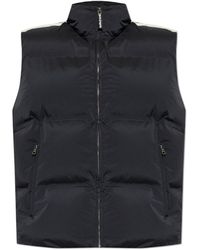 Palm Angels - Insulated Vest With A Stand-Up Collar - Lyst