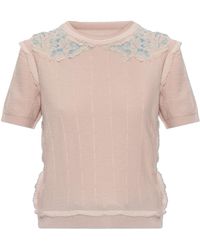 Maison Margiela - Wool Top With Vintage Effect - Lyst