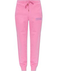 Versace Jeans Couture - Sweatpants With Embroidered Logo - Lyst