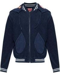 KENZO - Sweatshirt With Colorful Patches On The Hood - Lyst
