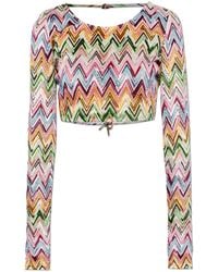Missoni - Short Top With Long Sleeves - Lyst