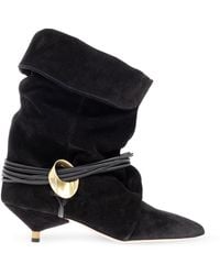 Isabel Marant - Suede Heeled Ankle Boots 'Edrika' - Lyst
