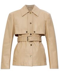 Max Mara - "Tenzone" Leather Jacket - Lyst