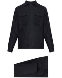 Eleventy - Wool Set: Jacket And Trousers - Lyst