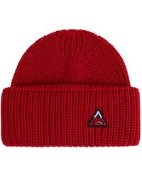 DSquared² - Wool Beanie With Sewn-On Logo - Lyst
