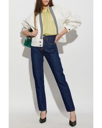 Versace - Jacket With A Distinctive Greek Pattern - Lyst