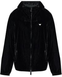 Emporio Armani - Reversible Hooded Jacket - Lyst