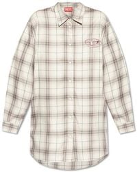 DIESEL - Shirt Dress D-Dalis-Q1 - Lyst