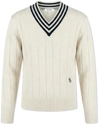 Sporty & Rich - Cashmere V-Neck Sweater - Lyst