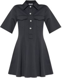 Ganni - Dress With Pockets - Lyst