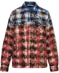 Palm Angels - Checked Pattern Shirt - Lyst