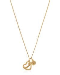 COACH - Brass Necklace - Lyst