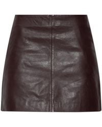 AllSaints - 'Renai' Leather Skirt - Lyst