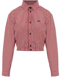 Vetements - Short Check-Patterned Shirt - Lyst